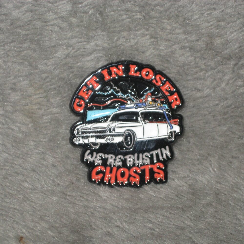 Ghostbusters Get In Loser We're Bustin Ghosts Metal Enamel Pin 251033A2
